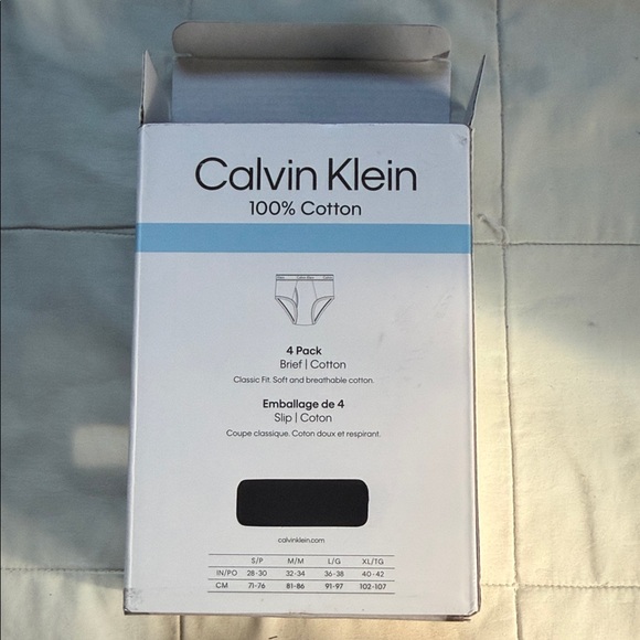 Calvin Klein Men's Black Briefs x3 - Picture 2 of 3
